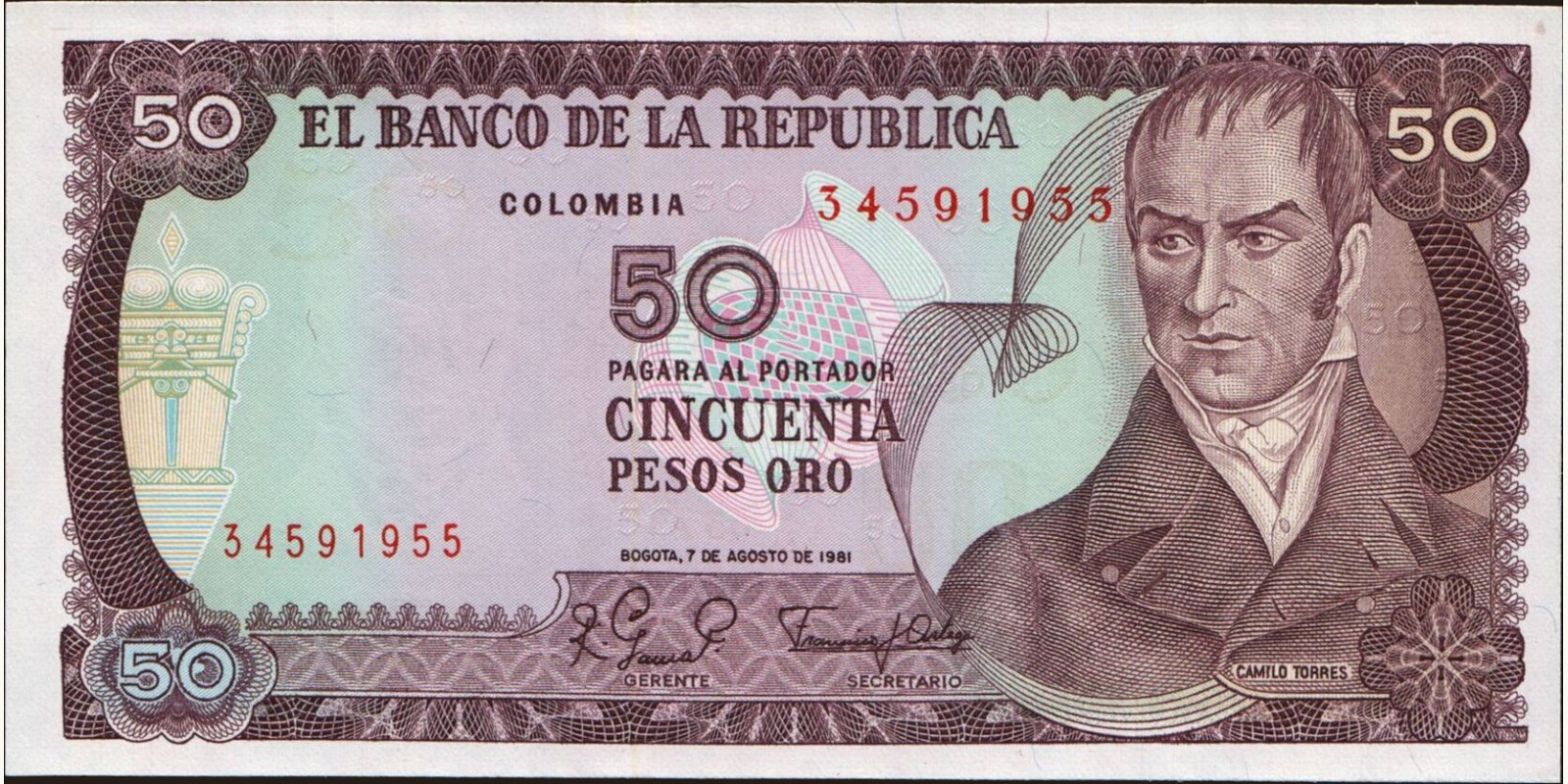 50 pesos 1981