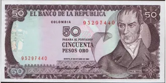 50 pesos 1984
