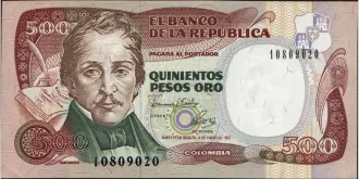 500 pesos 1993