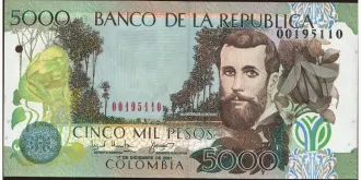 5000 pesos 2001