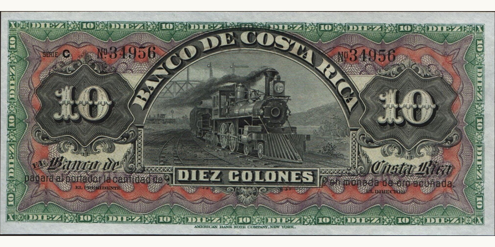 10 colones 1906
