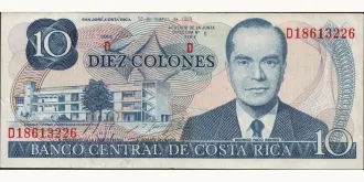 10 colones 1980