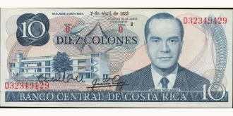 10 colones 1983