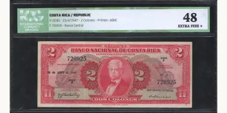 2 colones 1947