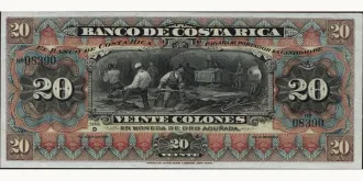 20 colones 1901
