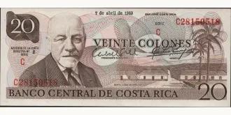 20 colones 1983
