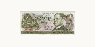 50 colones 1974