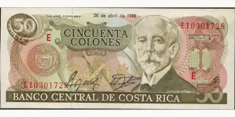 50 colones 1988