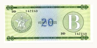 20 pesos 1985