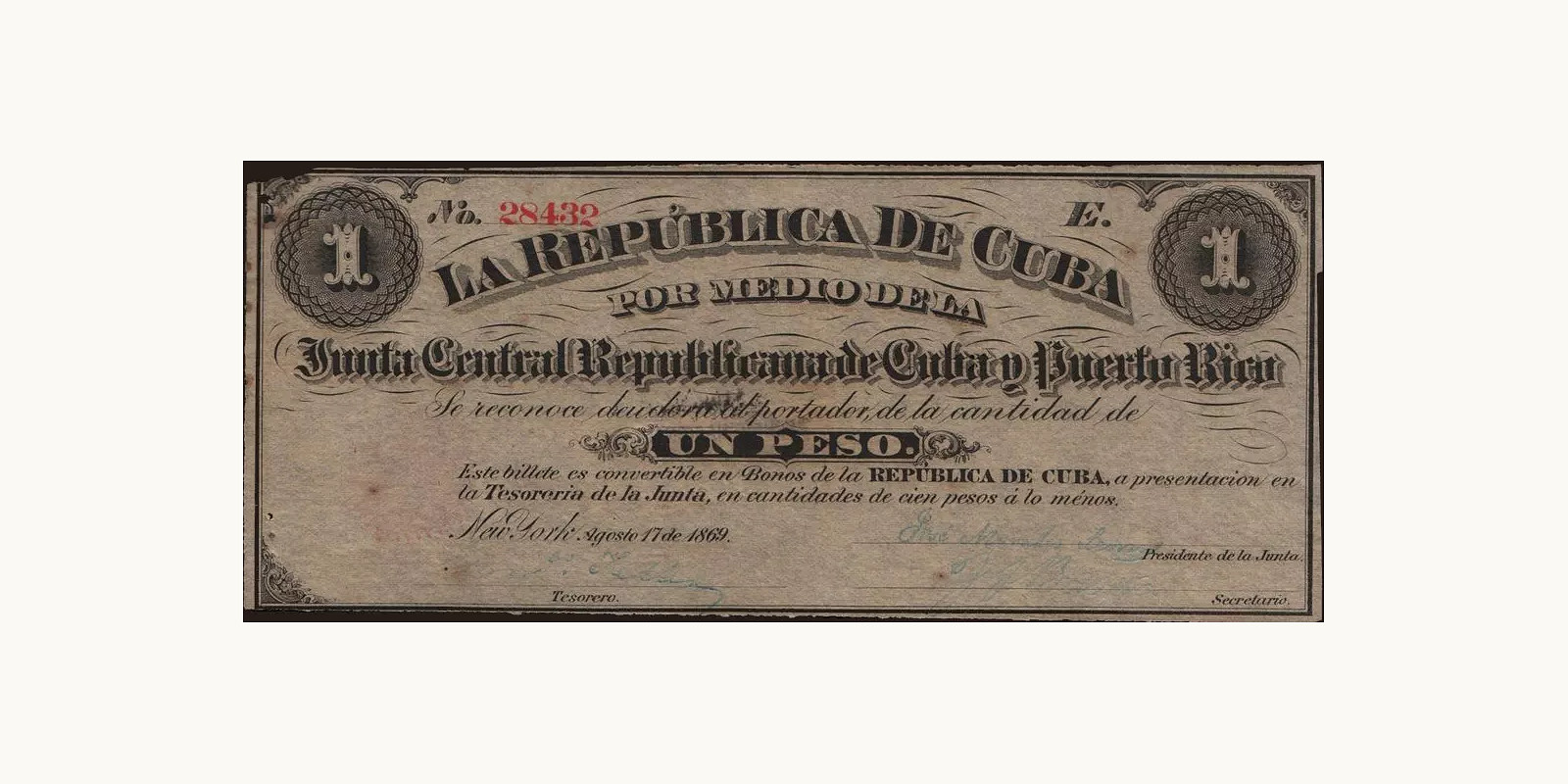 1 pesos 1869