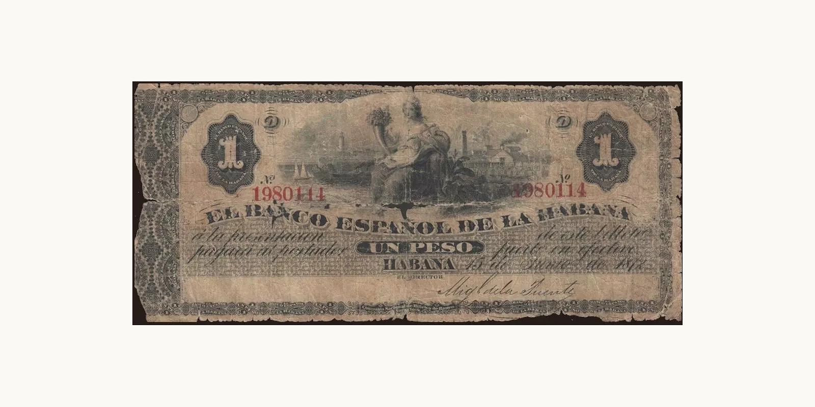 1 pesos 1872