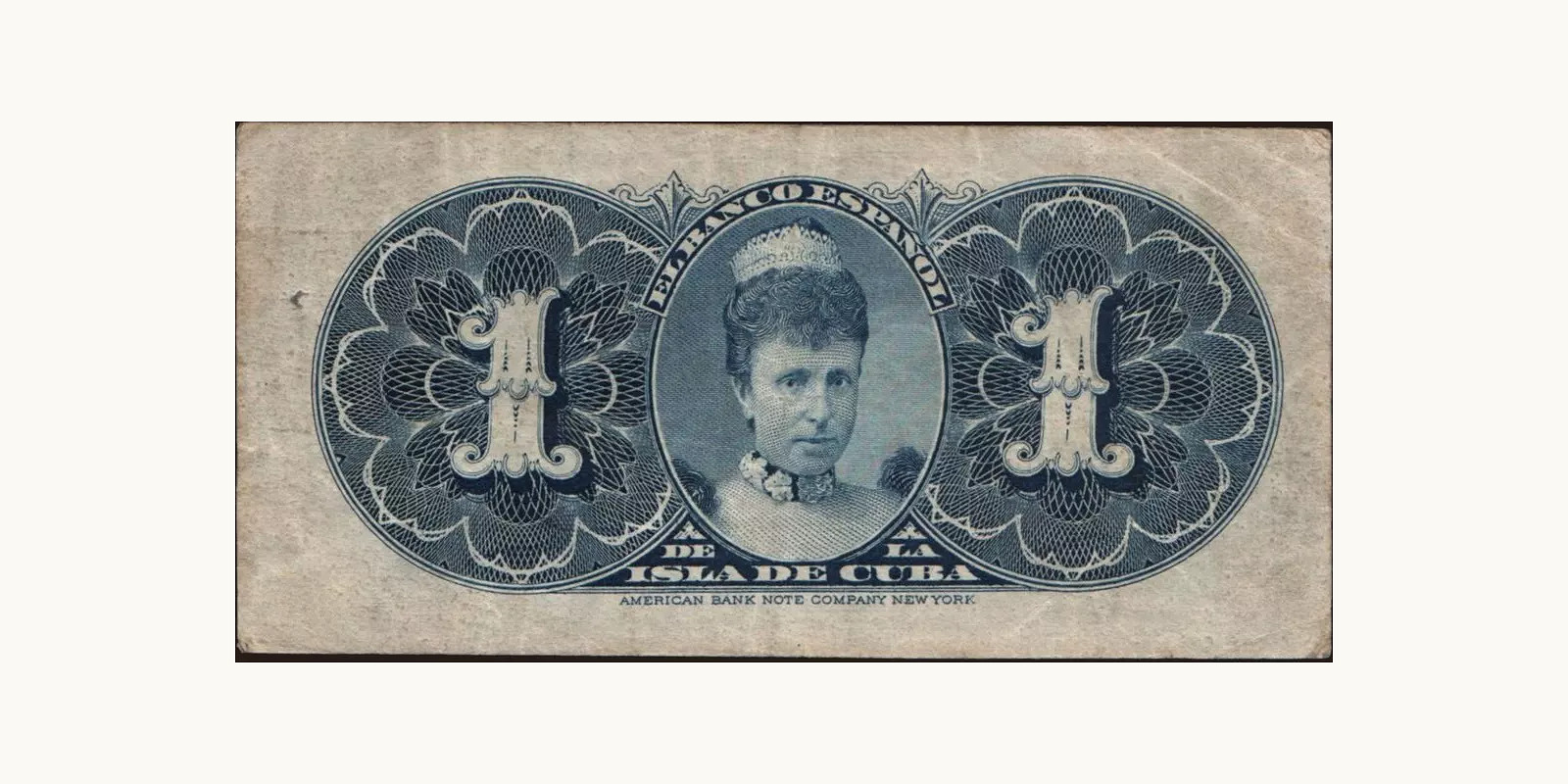 1 pesos Куба 1896 — Оборотная сторона