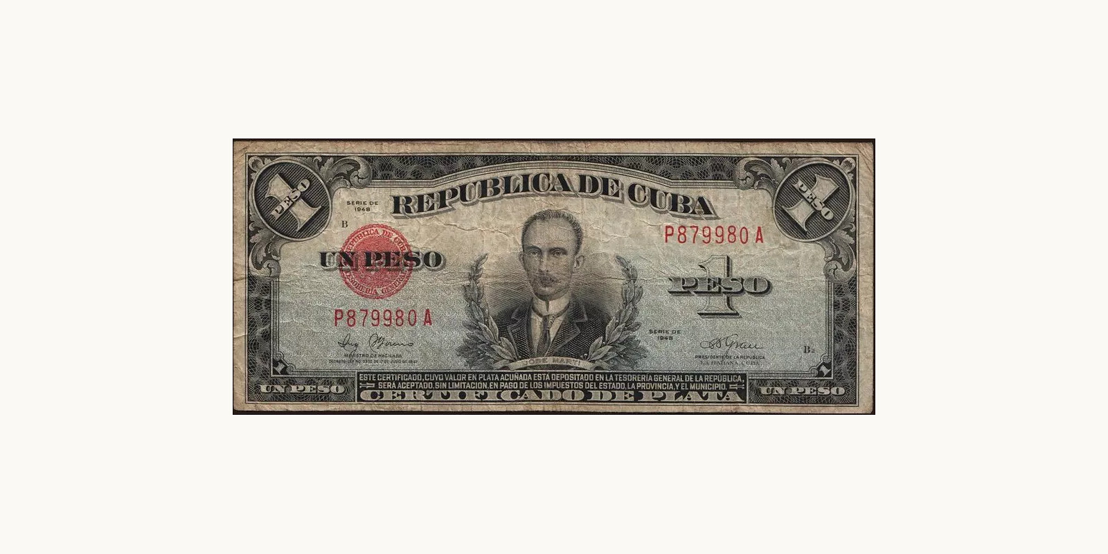 1 pesos 1948