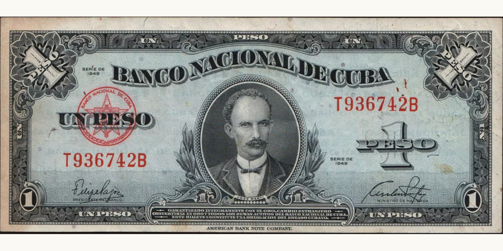 1 pesos 1949