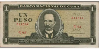 1 pesos 1968
