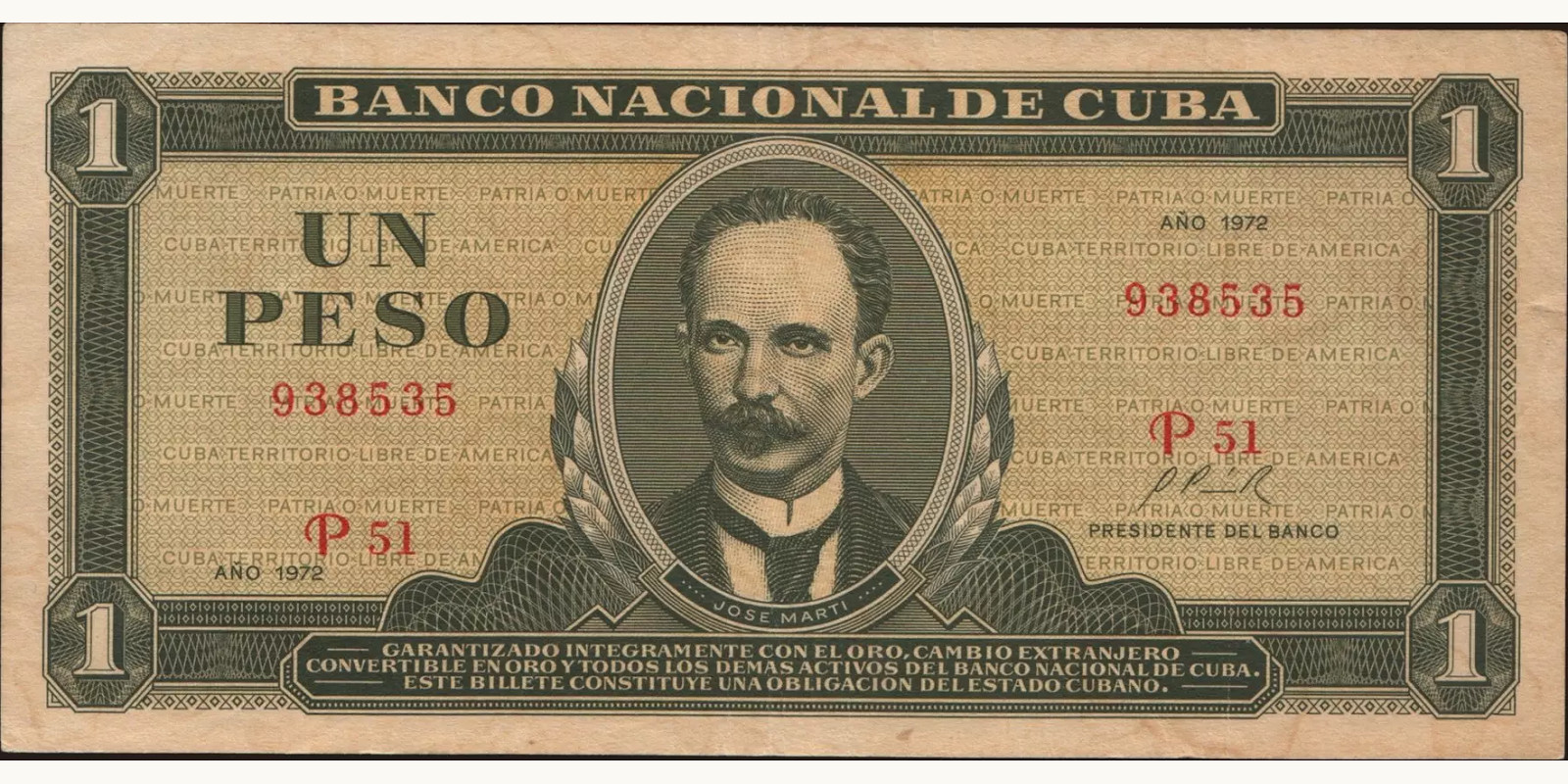 1 pesos 1972