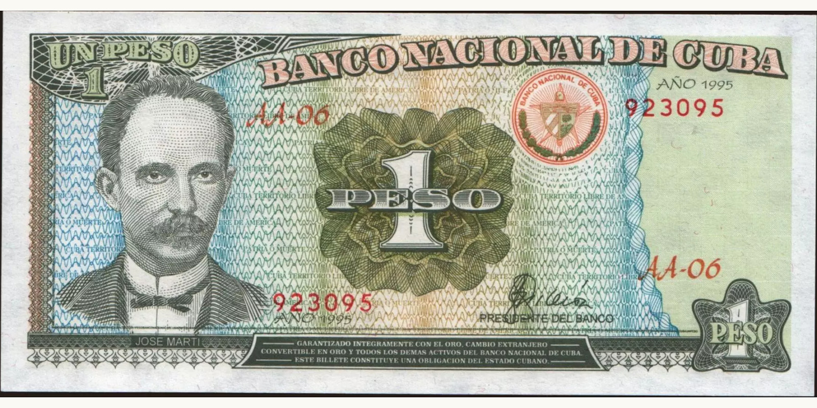 1 pesos 1995