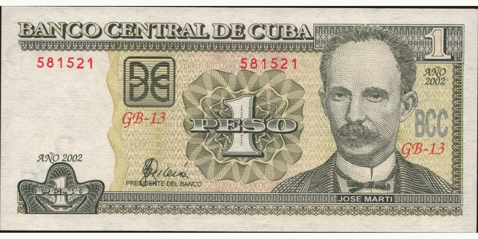 1 pesos 2002