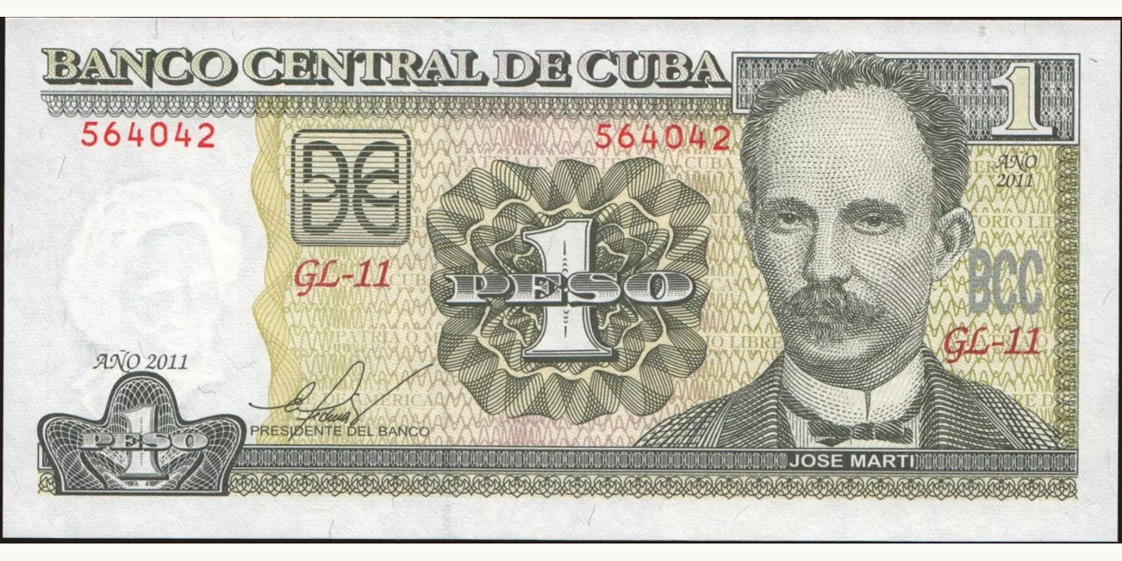 1 pesos 2011