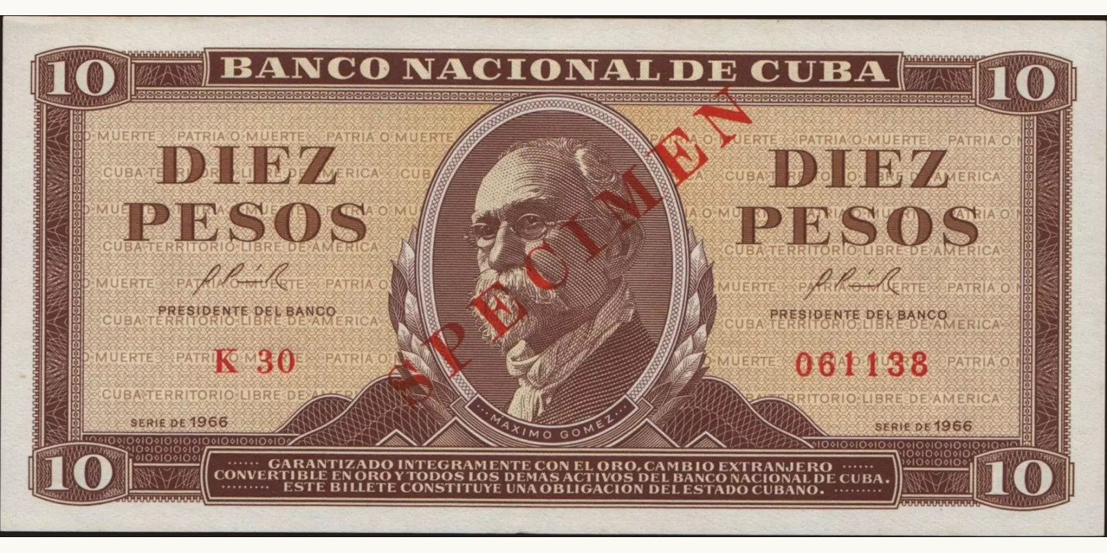 10 pesos 1966