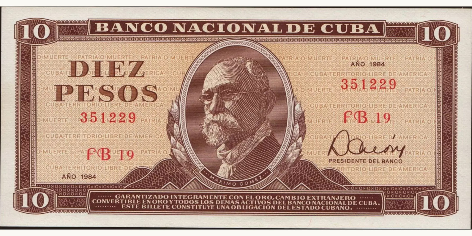 10 pesos 1984