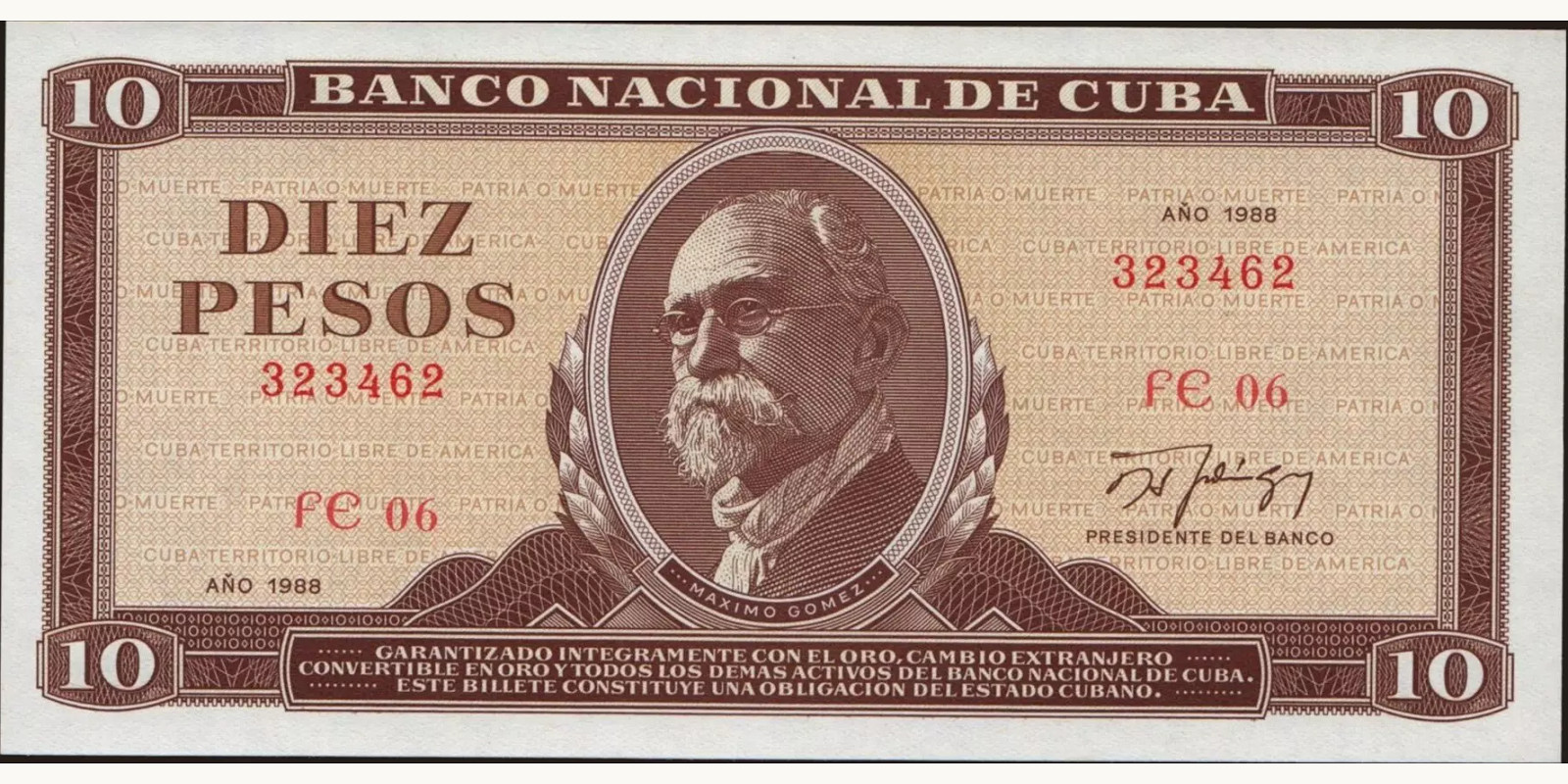 10 pesos 1988