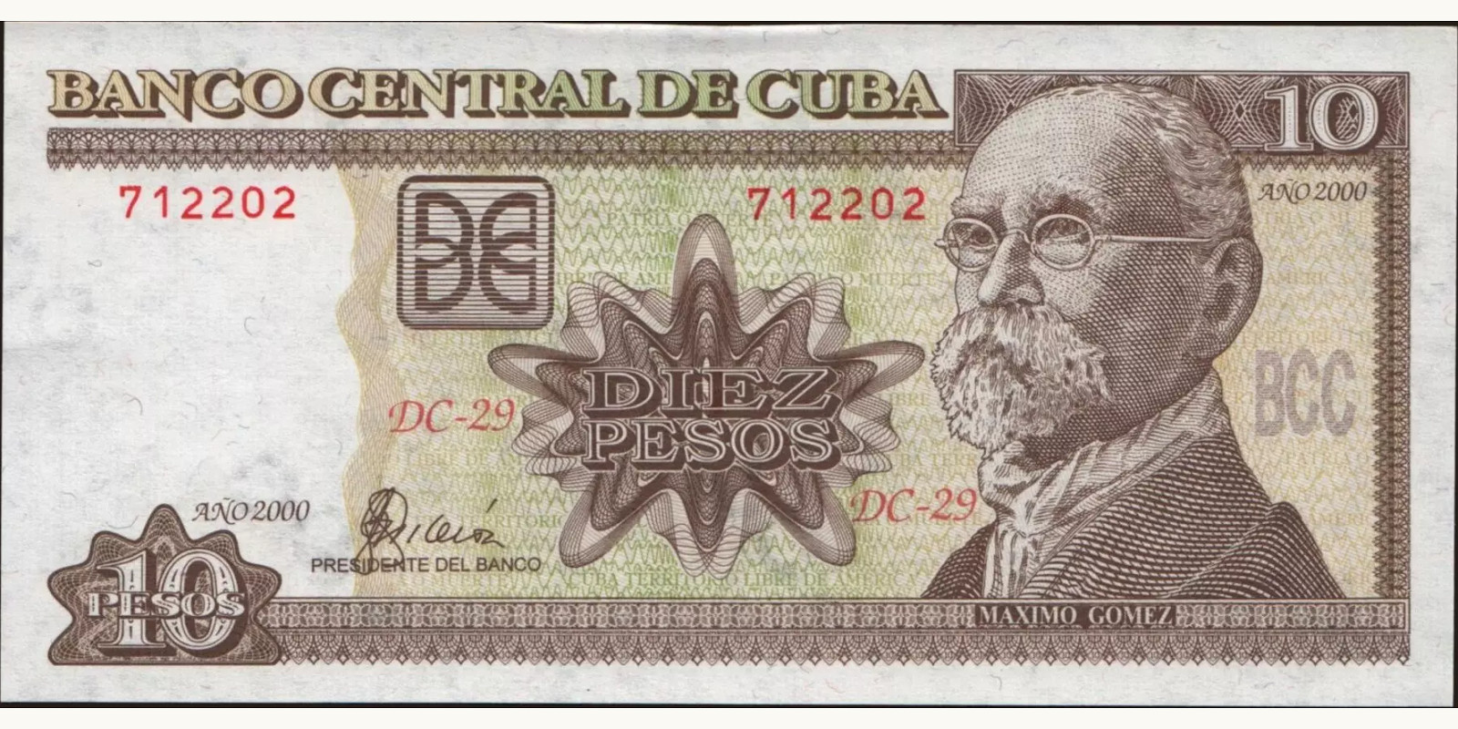 10 pesos 2000