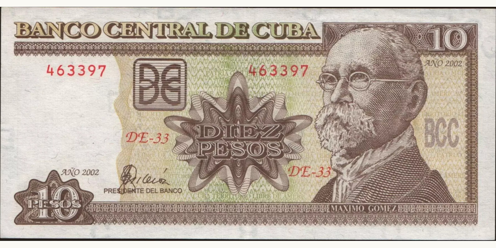 10 pesos 2002