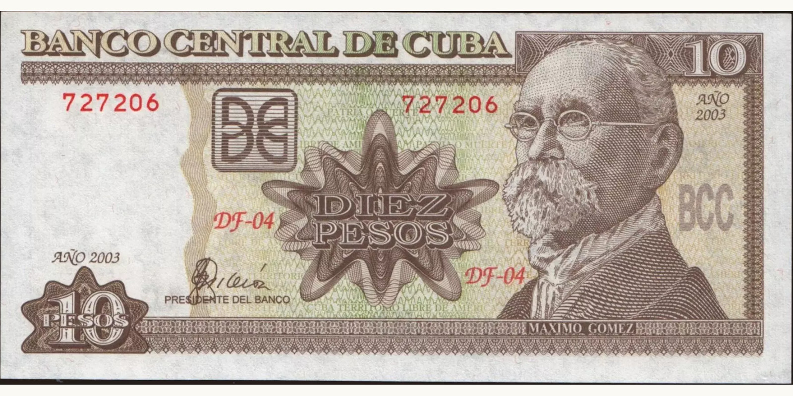 10 pesos 2003