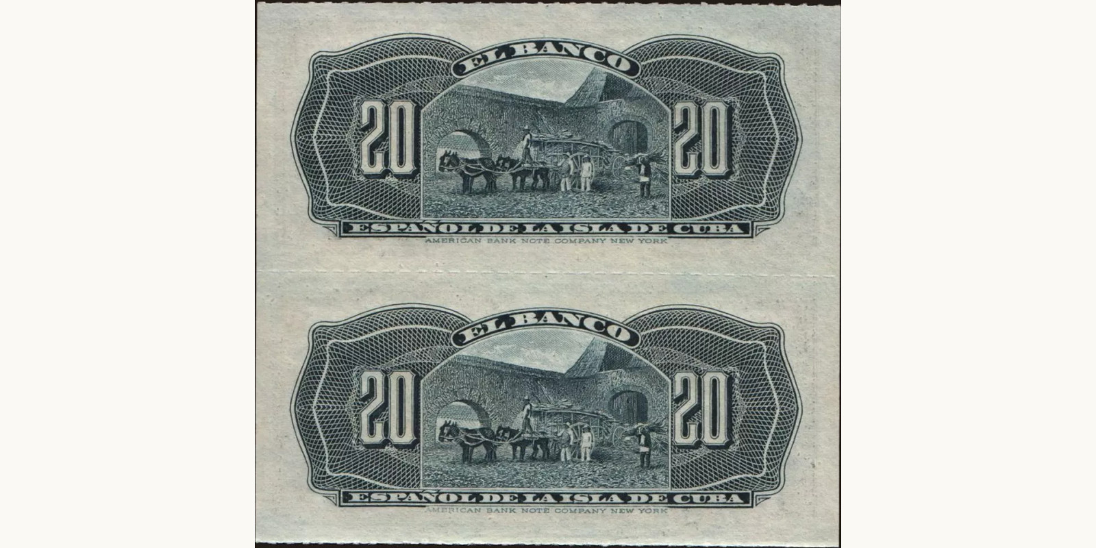 20 centavos Куба 1897 — Оборотная сторона
