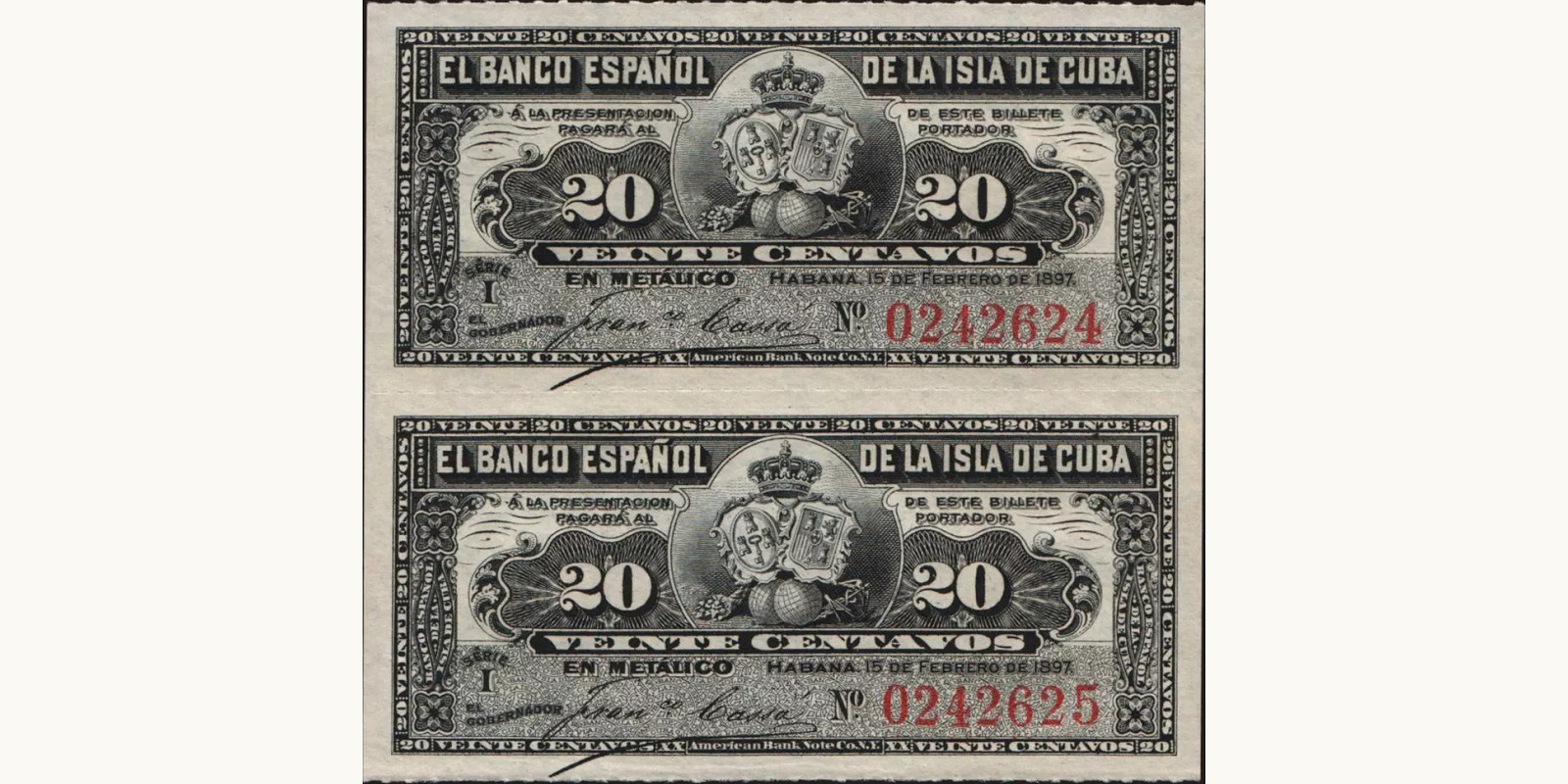 20 centavos 1897