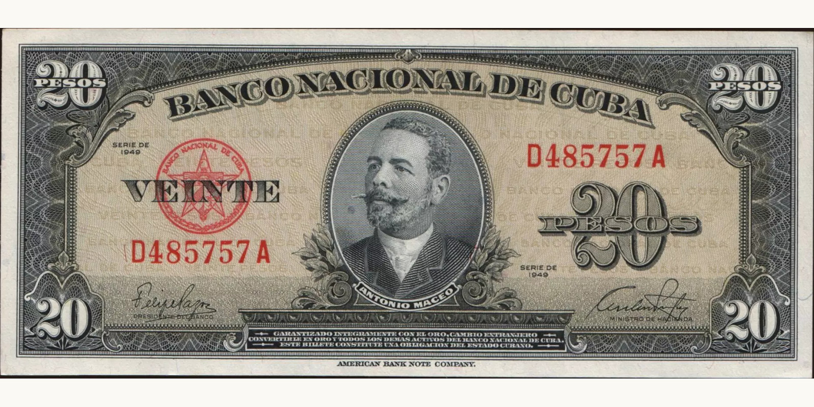 20 pesos 1949