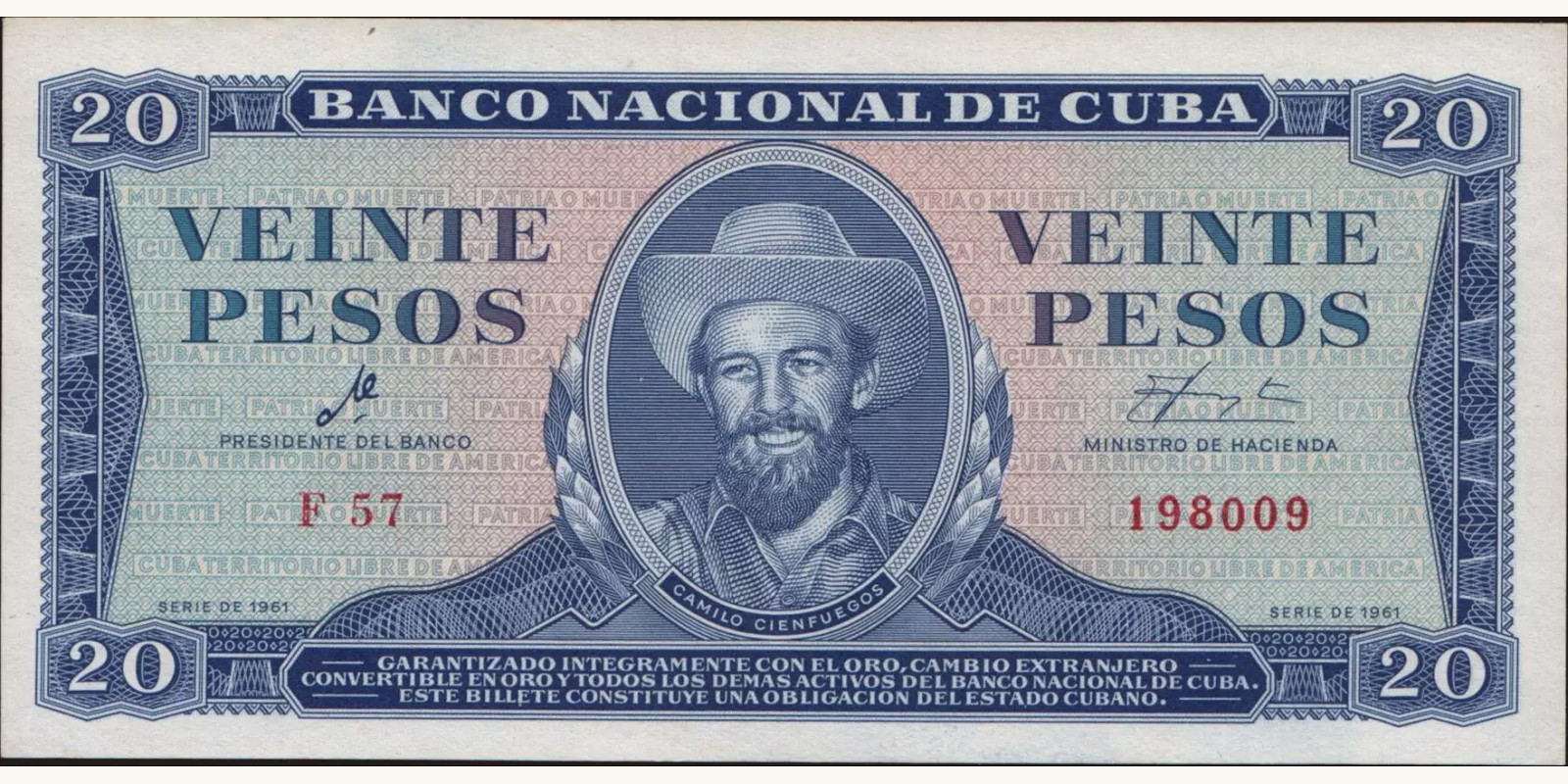 20 pesos 1961