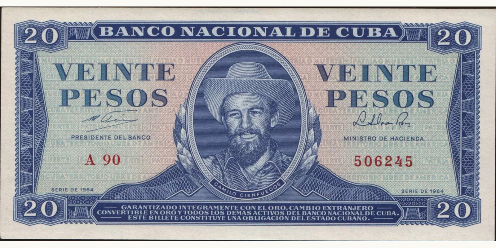 20 pesos 1964