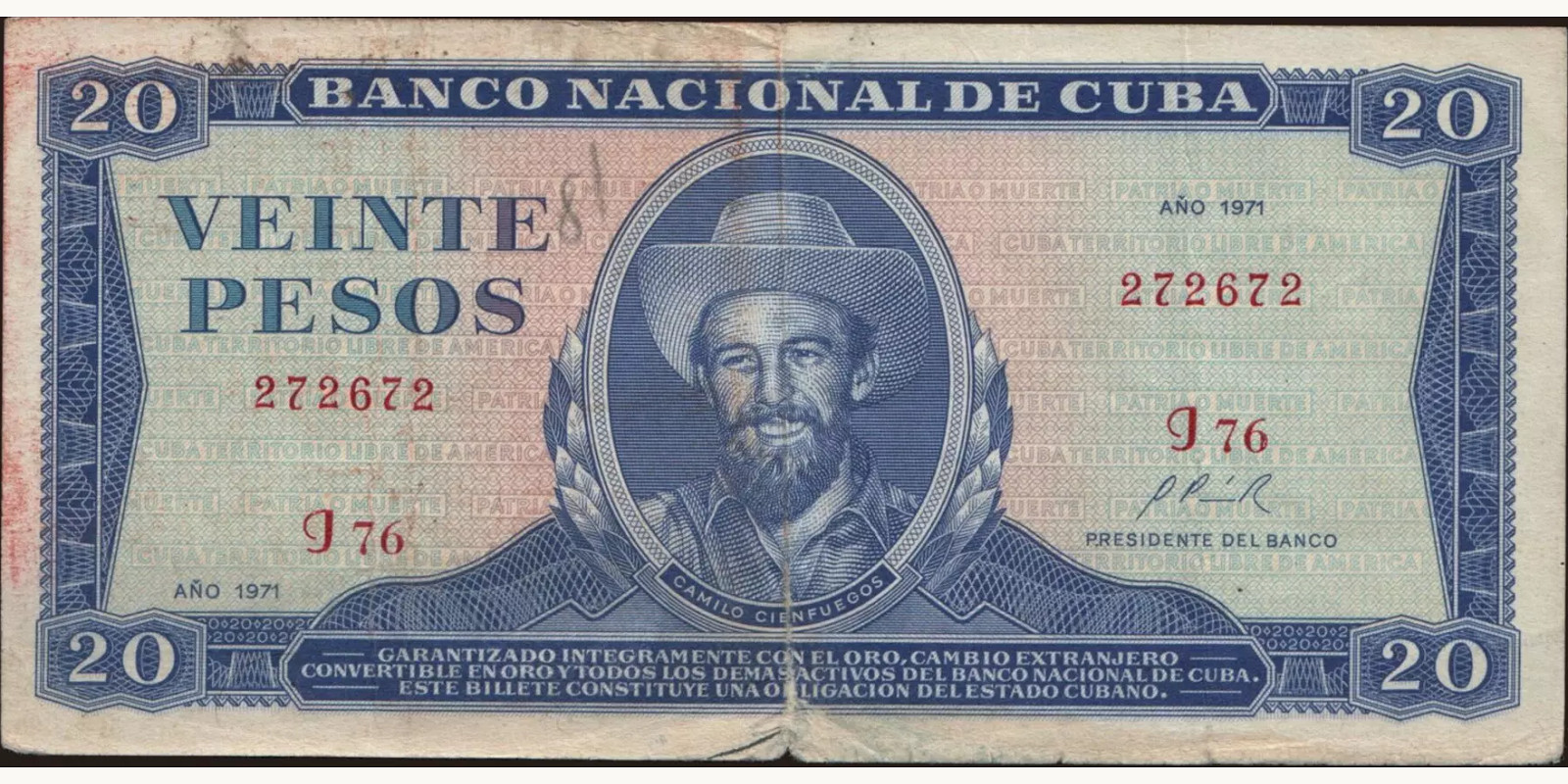 20 pesos 1971