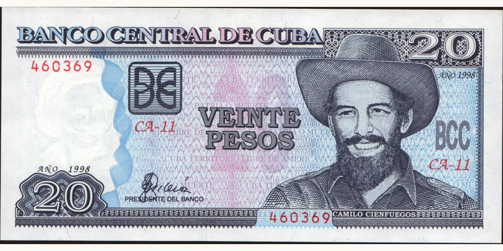 20 pesos 1998