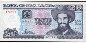 20 pesos 2001