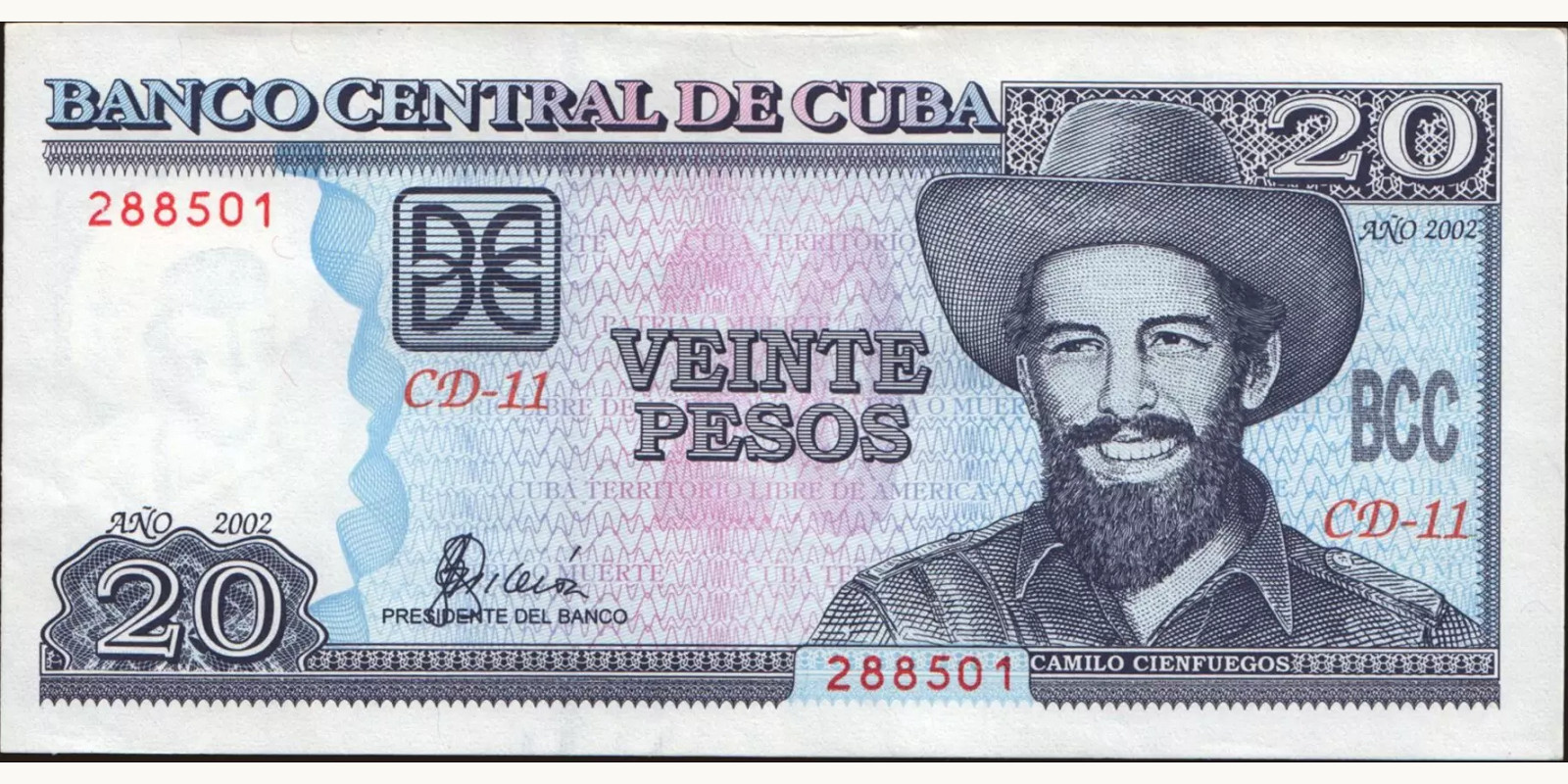 20 pesos 2002