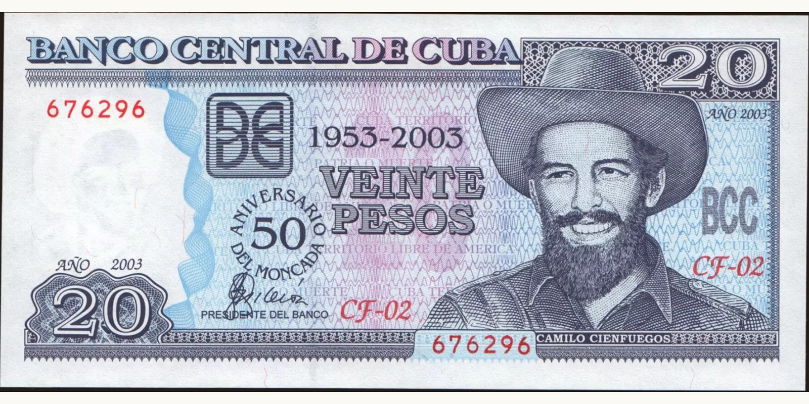 20 pesos 2003