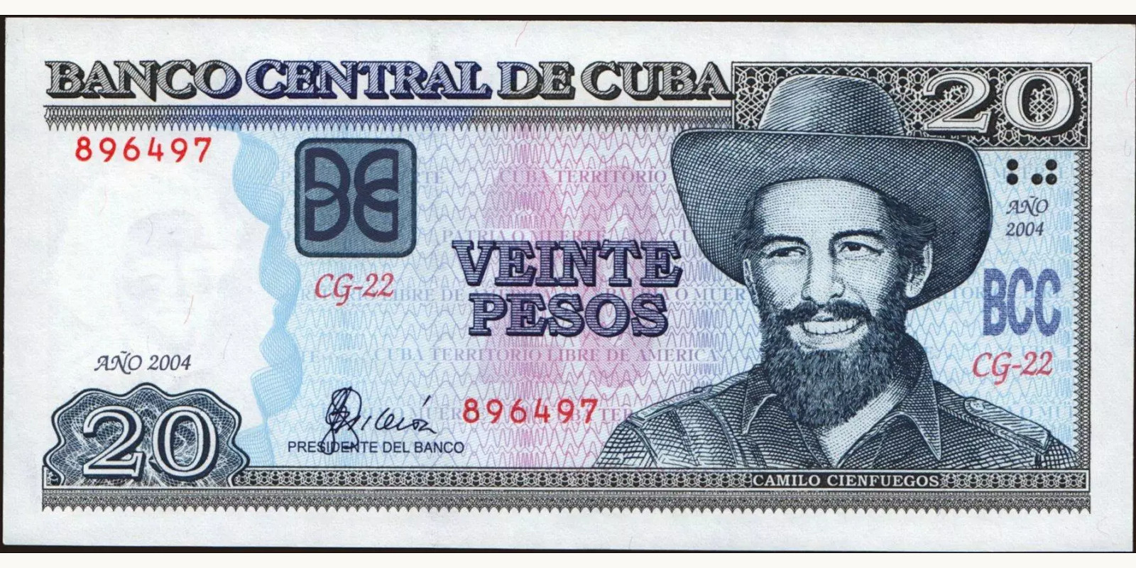 20 pesos 2004