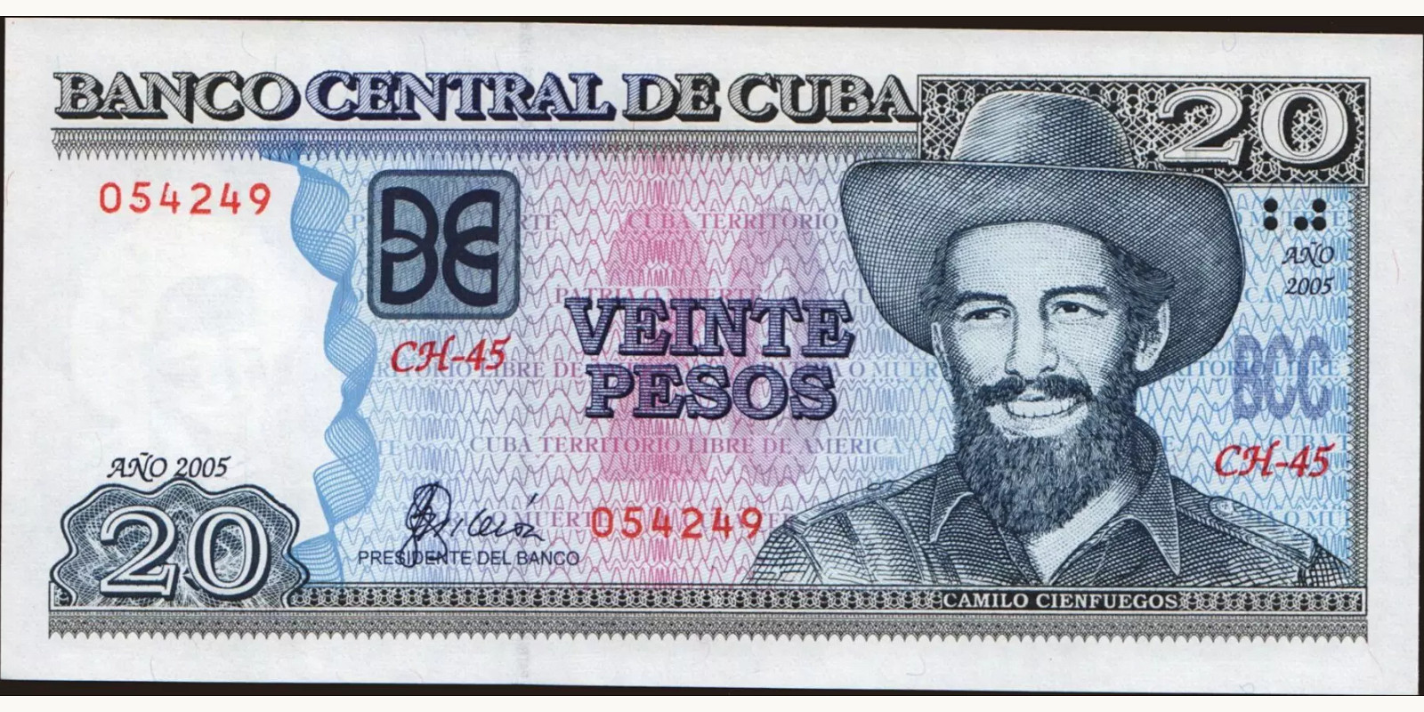 20 pesos 2005