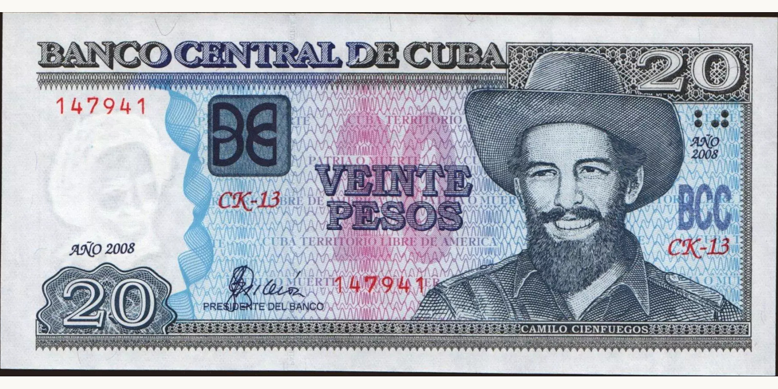 20 pesos 2008