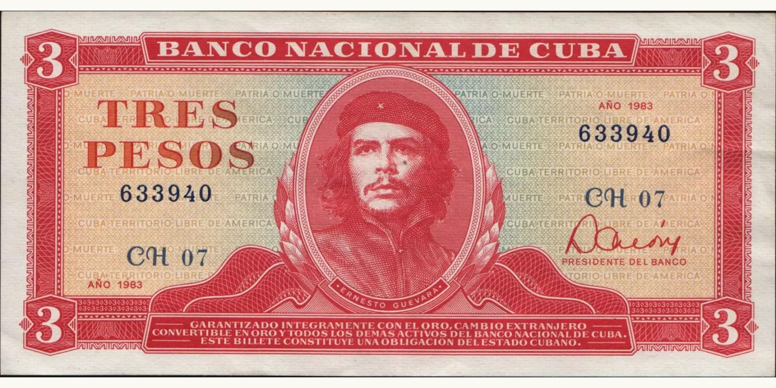 3 pesos 1983