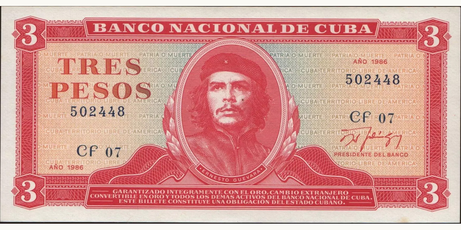 3 pesos 1986