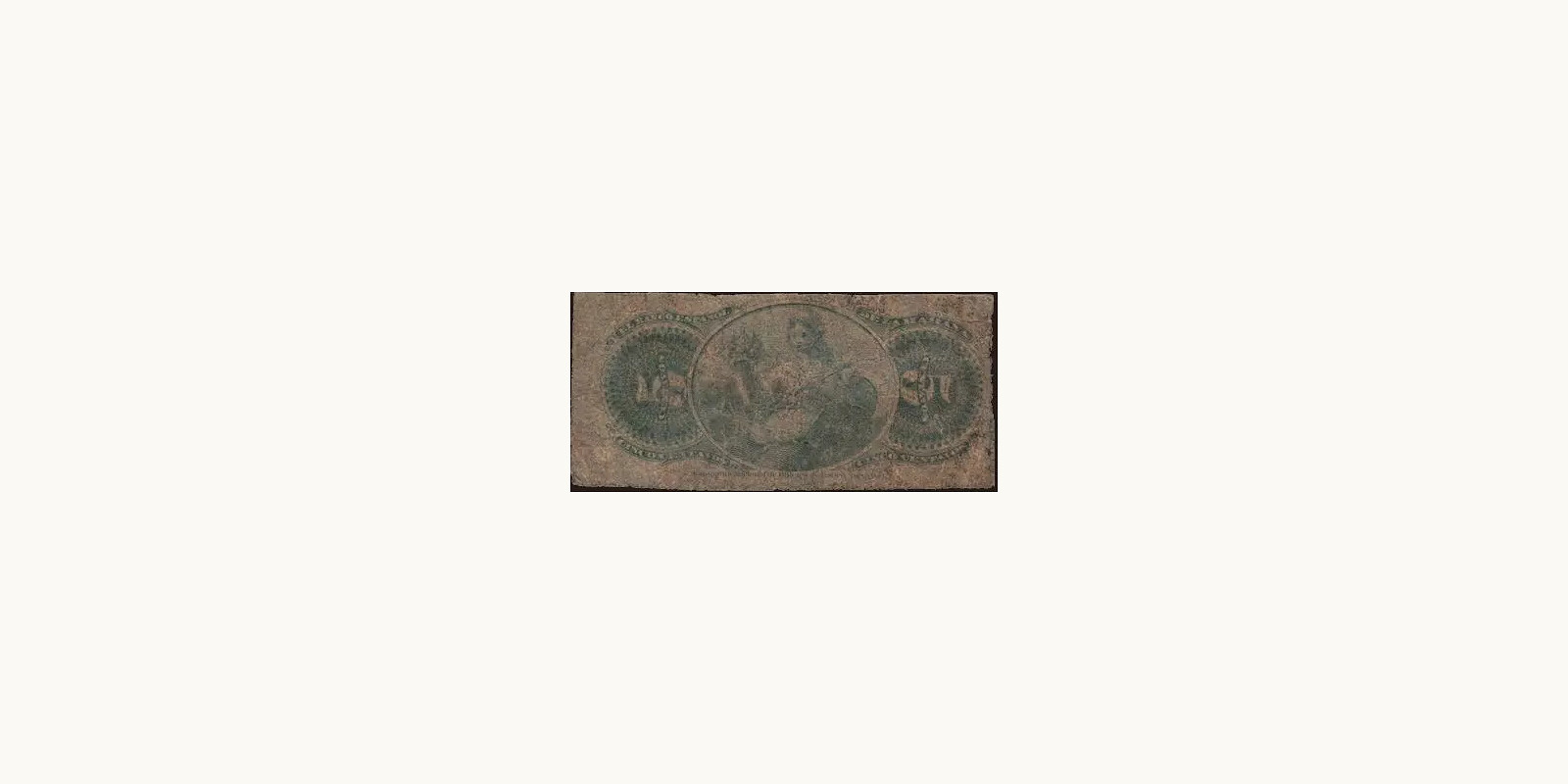5 centavos Куба 1876 — Оборотная сторона
