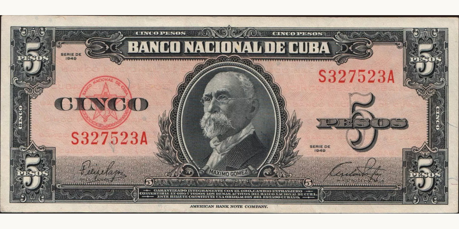 5 pesos 1949