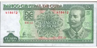 5 pesos 2002