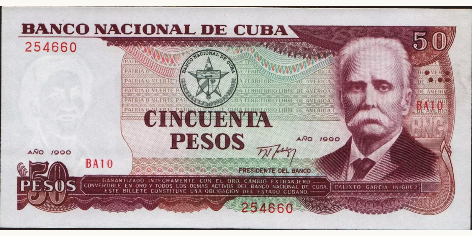 50 pesos 1990