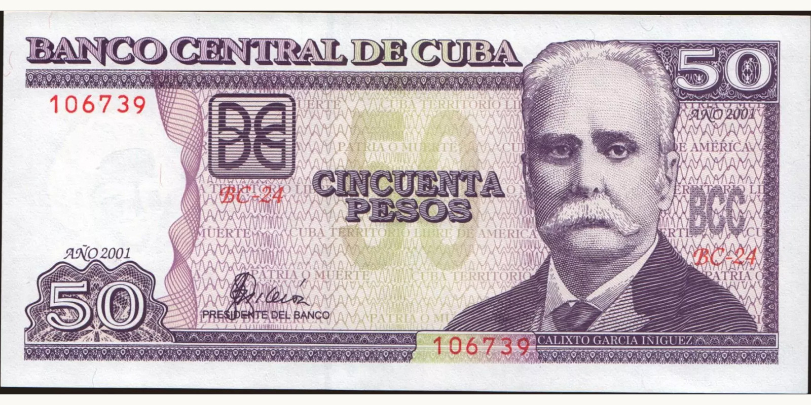 50 pesos 2001