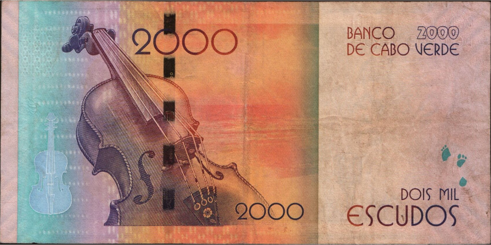 1914 escudos Кабо-Верде 2000 — Оборотная сторона